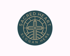 Catholic Religion Chapel logo design