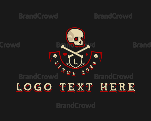 Skull Death Casino Logo