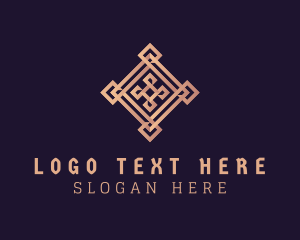 Interior Designer - Geometric Interior Decor logo design