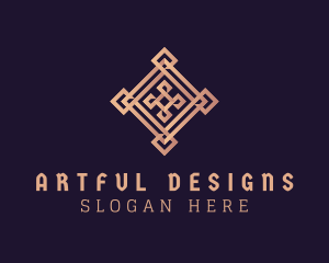 Geometric Interior Decor logo design