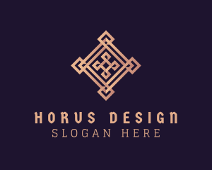 Geometric Interior Decor logo design