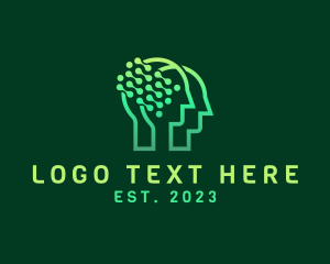 Cyberspace - Digital Tech Artificial Intelligence logo design