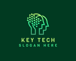 Digital Tech Artificial Intelligence  logo design