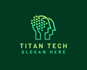 Digital Tech Artificial Intelligence  logo design