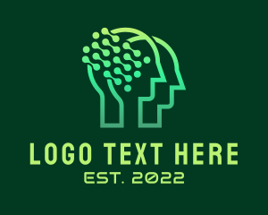 Digital Tech Artificial Intelligence  logo design