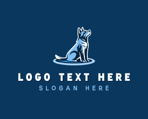 Dog Pet Canine logo design