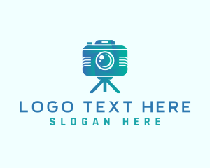 Vlogger - Photography Camera App logo design
