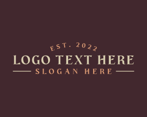 Classic Rustic Hipster Business logo design