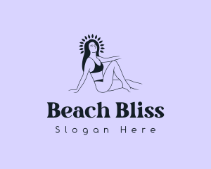 Luxury Beauty Bikini logo design