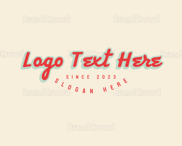 Retro Hipster Business Logo