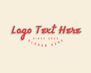 Retro Hipster Business Logo