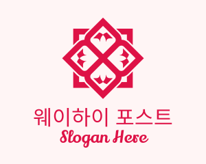 Red Flower Spa logo design