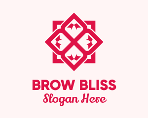 Red Flower Spa logo design