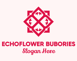 Red Flower Spa logo design