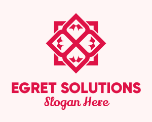 Red Flower Spa logo design