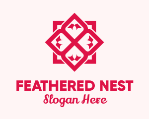 Red Flower Spa logo design