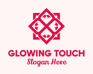 Red Flower Spa logo design