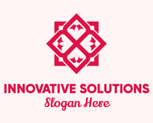 Red Flower Spa logo design