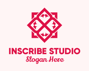 Red Flower Spa logo design