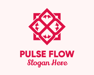 Red Flower Spa logo design