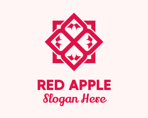 Red - Red Flower Spa logo design