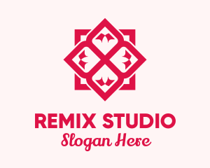 Red Flower Spa logo design