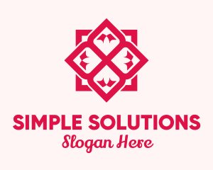 Red Flower Spa logo design