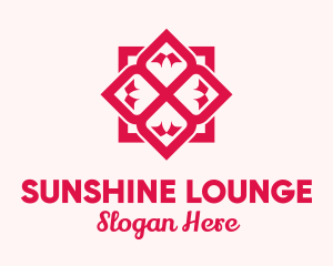 Red Flower Spa logo design