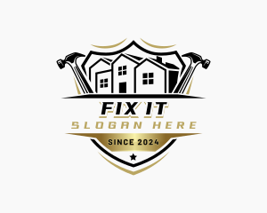 Home Hammer Repair logo design