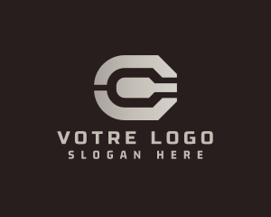 Professional Geometric Letter C Logo