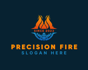 Ice Thermal Fire logo design