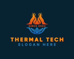 Ice Thermal Fire logo design