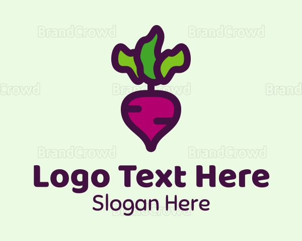Turnip Root Vegetable Logo