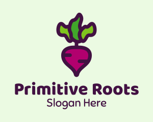 Turnip Root Vegetable logo design