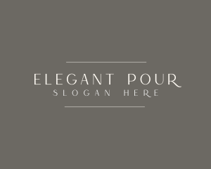 Classy Elegant Perfume logo design