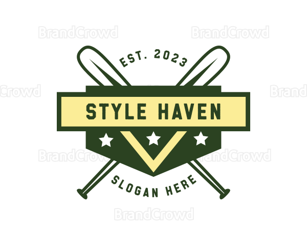 Baseball Bat Tournament Logo