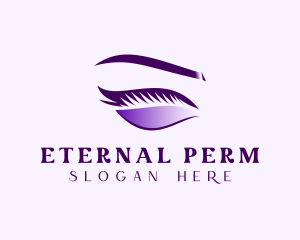 Perm - Wellness Eyelash Boutique logo design