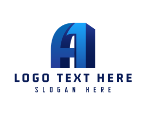 Startup - 3D Startup Letter A logo design