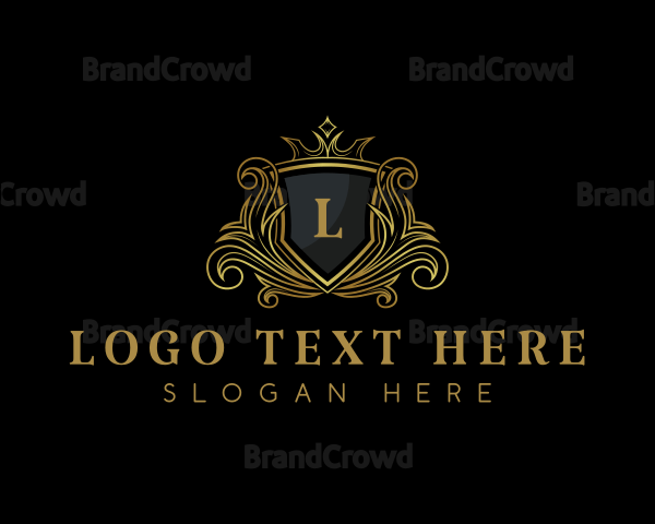 Crown Ornate Royalty Logo