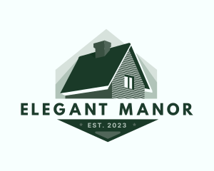 Manor - House Property Realty logo design