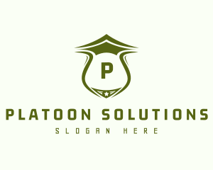 Platoon - Military Shield Soldier logo design