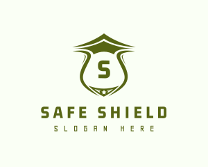 Military Shield Soldier logo design