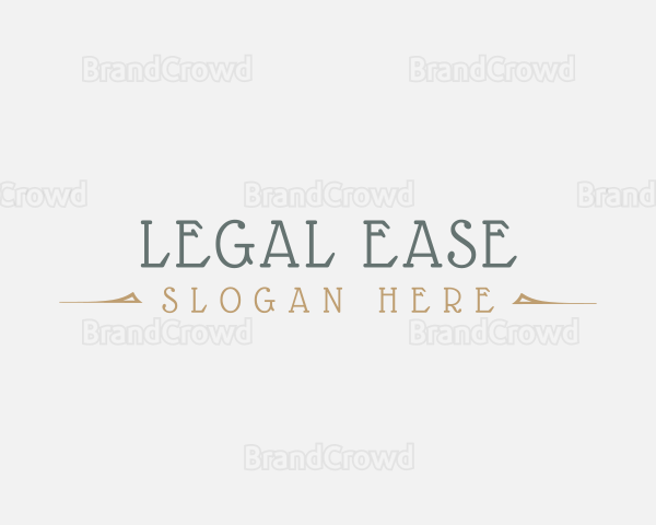 High End Luxury Company Logo