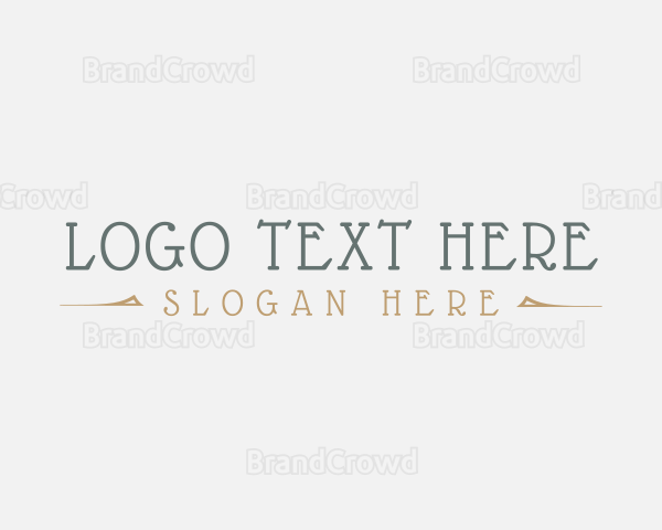 High End Luxury Company Logo