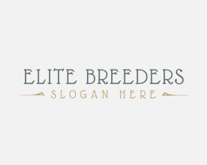 High End Luxury Company logo design