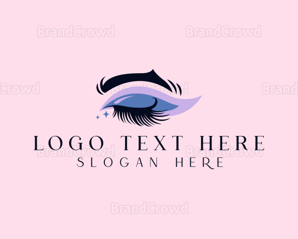 Beauty Eyelash Makeup Logo