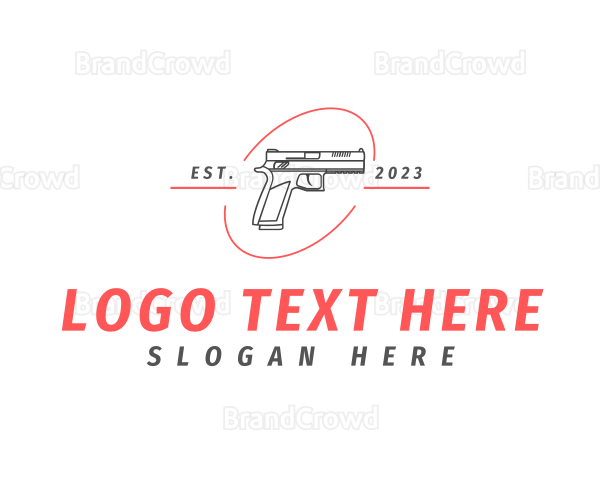 Firearm Gun Weapon Logo
