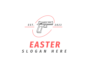 Trigger - Firearm Gun Weapon logo design