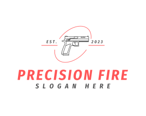 Artillery - Firearm Gun Weapon logo design