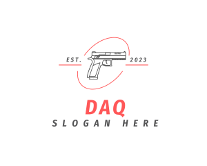 Shooting Gallery - Firearm Gun Weapon logo design
